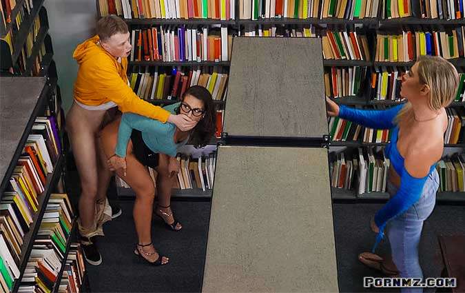 LilHumpers – Slay Savage Sneaky Librarian Gets College Cock