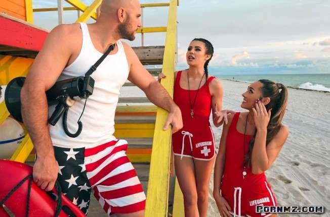 Brazzers – MacKenzie Mace Kylie Rocket Horny Lifeguards Share A Cock Trailer