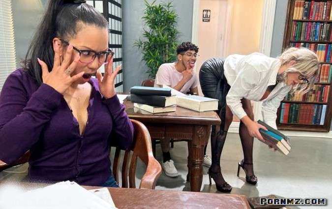 LilHumpers – Christina Goofing Off In A Library