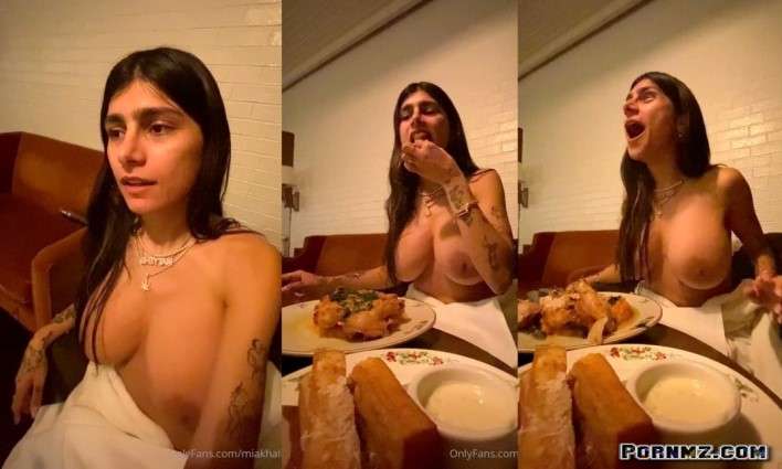 [OnlyFans] Mia Khalifa Dinner Topless Video Leaked