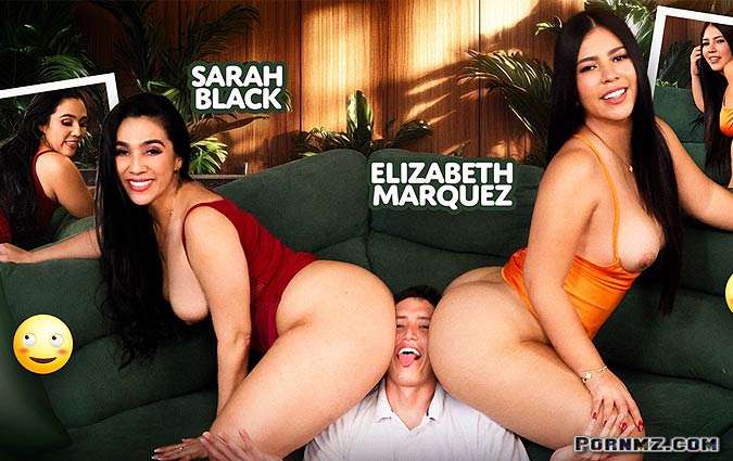 [SexMex] Sarah Black  Elizabeth Marquez – The Shy Guy Fucks Step-mother And Her Milf Friend